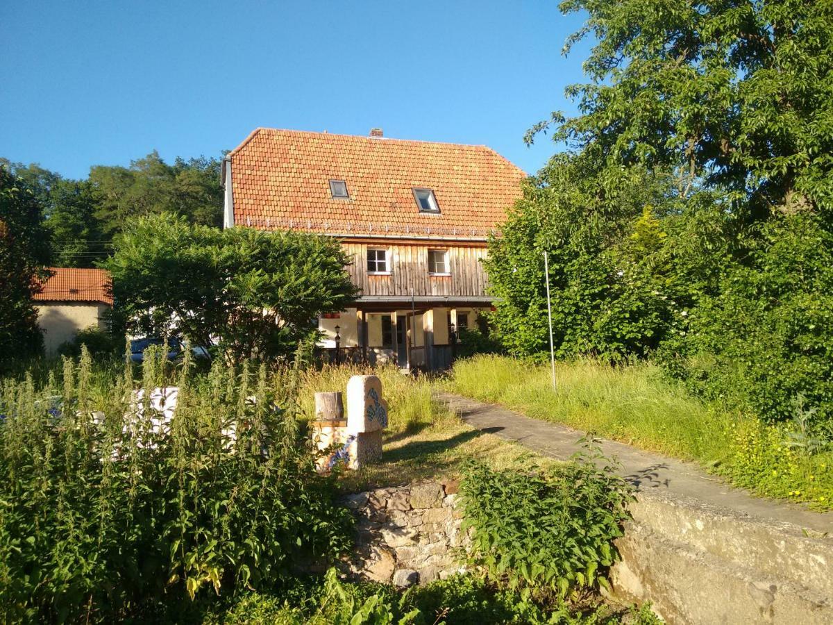Pension Elbkiosk Kleinzadel Exteriör bild
