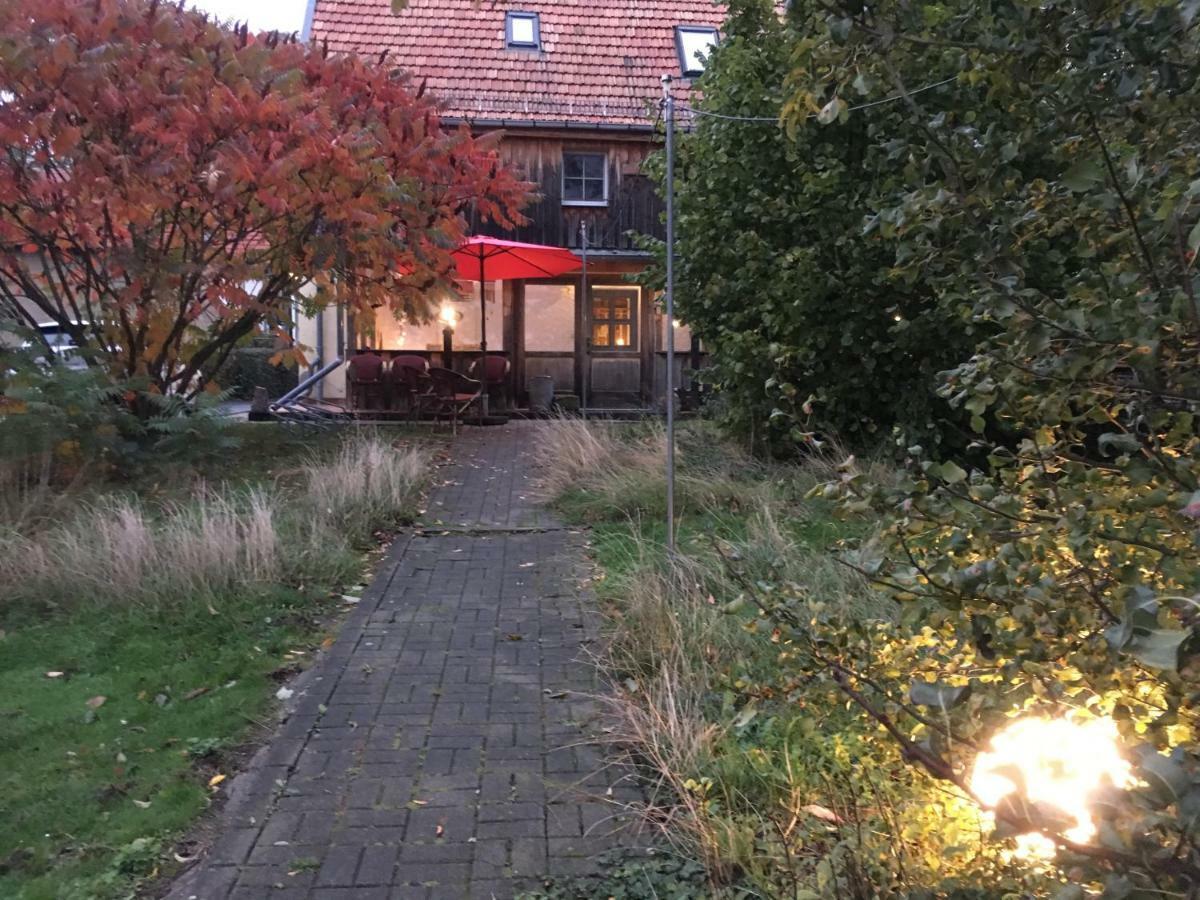 Pension Elbkiosk Kleinzadel Exteriör bild